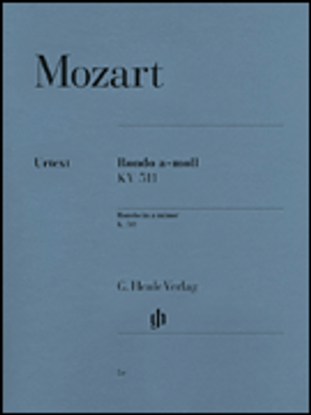 Mozart - Rondo in A minor K.511: Revised Edition Single Sheet (Urtext) for Intermediate to Advanced Piano