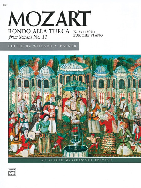 Mozart - Rondo Alla Turca from Sonata No.11, K.331/300i Single Sheet (Alfred Masterwork Edition) for Intermediate to Advanced Piano