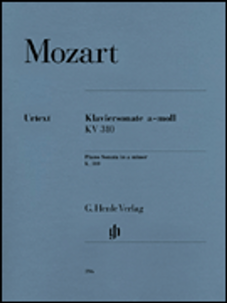 Mozart - Piano Sonata in A Minor K.310 (300d) Single Sheet (Urtext) for Intermediate to Advanced Piano