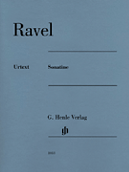 Ravel - Sonatine Single Sheet (Urtext) for Intermediate to Advanced Piano