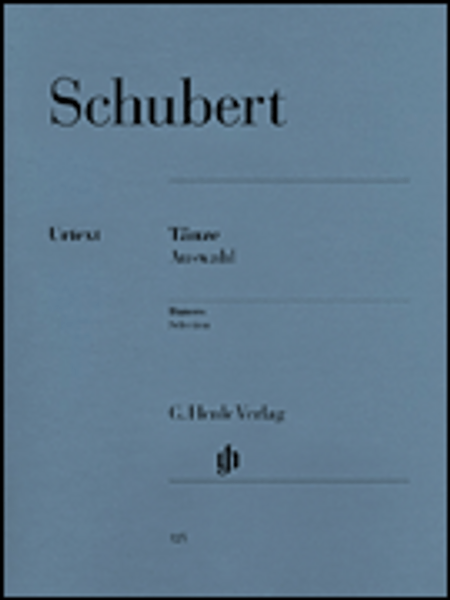 Shubert - Selected Dances (Urtext) for Intermediate to Advanced Piano