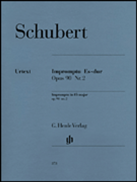 Schubert - Impromptu in E♭ Major, Op.92, No.2 Single Sheet (Urtext) for Intermediate to Advanced Piano