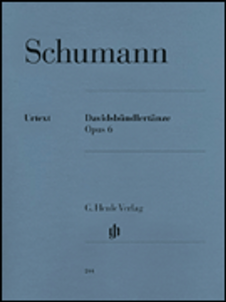 Schumann - Davidsbündlertänze, Opus 6 (Urtext) for Intermediate to Advanced Piano