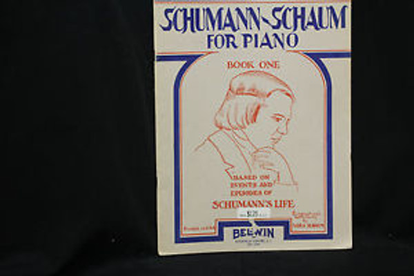 Schumann-Schaum for Piano, Book 1 for Intermediate Piano