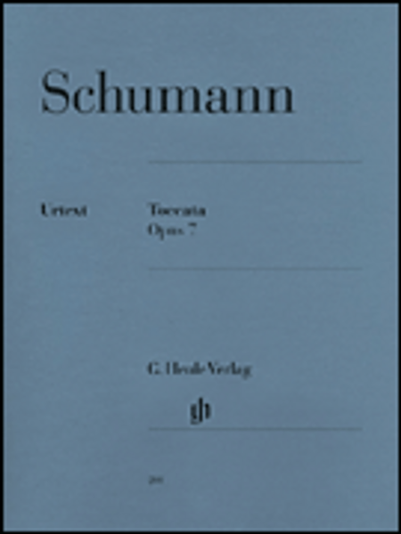 Schumann - Toccata in C Major, Opus 7 Single Sheet (Urtext) for Intermediate to Advanced Piano