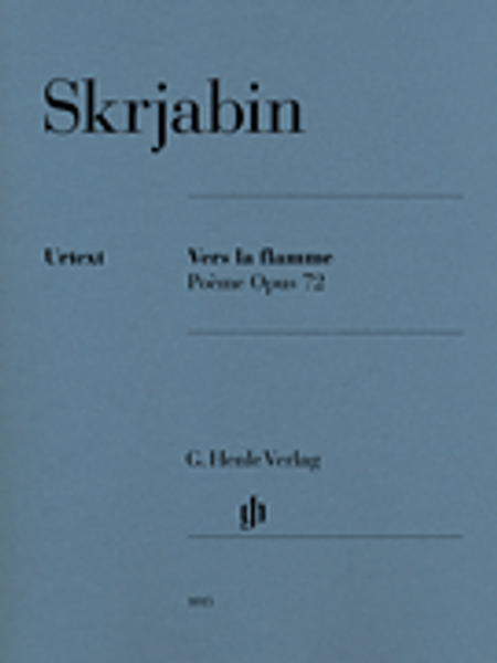 Skriabin - Vers la Flamme: Poème Opus 72 Single Sheet (Urtext) for Intermediate to Advanced Piano