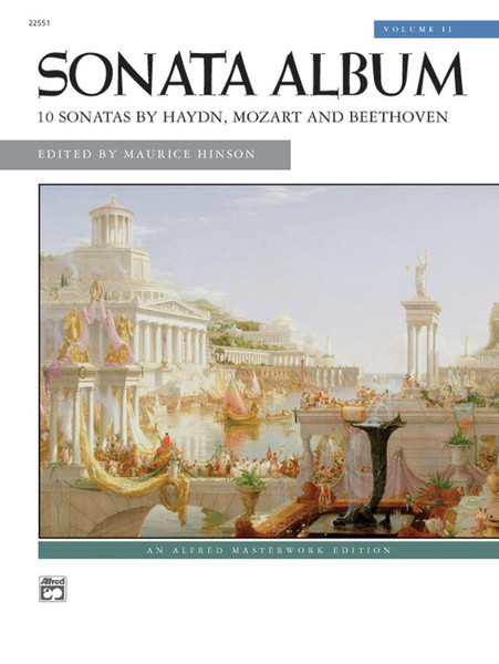 Sonata Album, Volume 2 (Alfred Masterwork Edition) for Intermediate to Advanced Piano