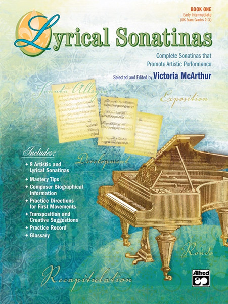 Lyrical Sonatinas, Book 1 for Intermediate Piano