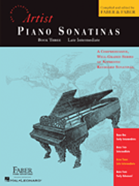 Piano Sonatinas, Book 3 (The Developing Artist Series) for Late Intermediate Piano
