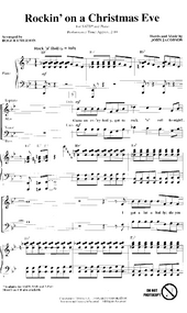 Rockin' on a Christmas Eve - arr. Emerson - SATB