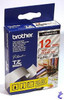 Brother TZe-233 Laminated 12mm x 8m - Blue printing on White Tape