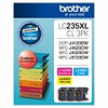 Brother LC-235XL C/M/Y Inkjet Cartridges 3 Pack