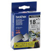 Brother 18mm Black on White Flexible Tape - 8 meters