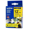 Brother 12mm Flexible Tape, Black on Yellow Flexible Tape - 8 meters