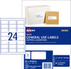 Avery General Use Labels, 64 x 33.8 mm, 2400 Labels (938201 / L7159GU)