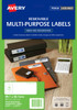 Avery Removable Multi-purpose Labels for Laser, Inkjet Printers, 99.1 x 38.1 mm, 350 Labels (959046 / L7163)