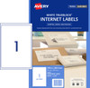 Avery Internet Shipping Labels for Laser & Inkjet Printers, 199.6 x 289.1 mm, 10 Labels (959400 / L7167)