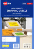 Avery Fluoro Yellow High Visibility Shipping Labels for Laser Printers, 99.1 x 34 mm, 400 Labels (35942 / L7162FY)