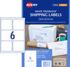 Avery Shipping Labels with Trueblock® for Inkjet Printers, 99.1 x 93.1 mm, 300 Labels (936038 / J8166)