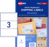 Avery Shipping Labels with Trueblock® for Laser Printers, 200.7 x 93.1 mm, 300 Labels (959013 / L7155)