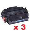 3 x Compatible HP No. 26A Toner Cartridge - 3,100 pages