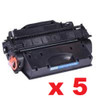 5 x Compatible HP No. 26A Toner Cartridge - 3,100 pages