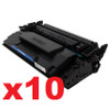 10 x Compatible HP No. 26X Toner Cartridge - 9,000 pages