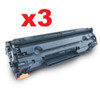 3 x Compatible HP No. 78A Toner Cartridge (CE278A) - 2,100 pages