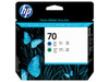 HP 70 Blue and Green Printhead