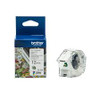 Brother CZ1002 White Label Roll Tape Cassette 12mm x 5m