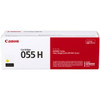 Canon CART055 Yellow High Yield Toner - 5,900 pages