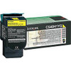 Lexmark C540 / 543 / X543 / C544 / X544 Yellow HY Prebate Toner Cartridge - 2,000 pages