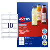 Avery Laser Label Rectangle L7148 96 x 51mm 10 Up Pack 100