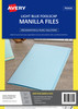 Avery Manilla Folder Light Blue Foolscap Pack of 20