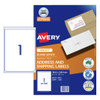 Avery Inkjet Label J8167 1UP Pack 50