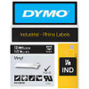 Dymo Rhino Vinyl 12mm Tape Black