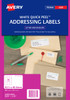 Avery Address Labels with Quick Peel for Laser Printers, 63.5 x 46.6 mm, 360 Labels (952001 / L7161)