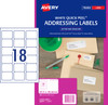 Avery Address Labels with Quick Peel for Laser Printers, 63.5 x 46.6 mm, 360 Labels (952001 / L7161)