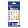 Avery Gold on Transparent A-Z Box of 10
