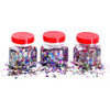 Glitter Jasart 100g Jar Assorted Alphabet Scatters