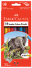 Faber-Castell Pencil Jumbo Colour with Sharpener 111610 Pack 10