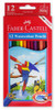 Watercolour Faber-Castell Pencil Red Range 114462 Pack 12