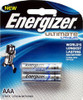 Battery Energizer Ultimate Lithium L92BP2/L92RP2T AAA Card of 2