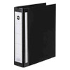 Binder A4 2 Ring D 50mm Marbig Deluxe Wide Capacity 5912002 Black