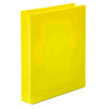 Binder Clearview Insertable A4 4 Ring D 50mm Marbig 5424005 Yellow