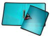 Binder Colby Pop P82A Edged 2 Ring Translucent Blue