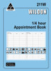 Appointment Book Wildon 1/4 Hour 211W