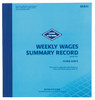 Weekly Wages Summary Record Duplicate Forms Book Zions WWH
