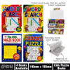 Puzzle Book Kids Assorted Designs 105mm x 143mm Pocket sized 245062/218813
