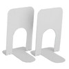 Book Ends Colby KW224 White With Non Slip Base Pair